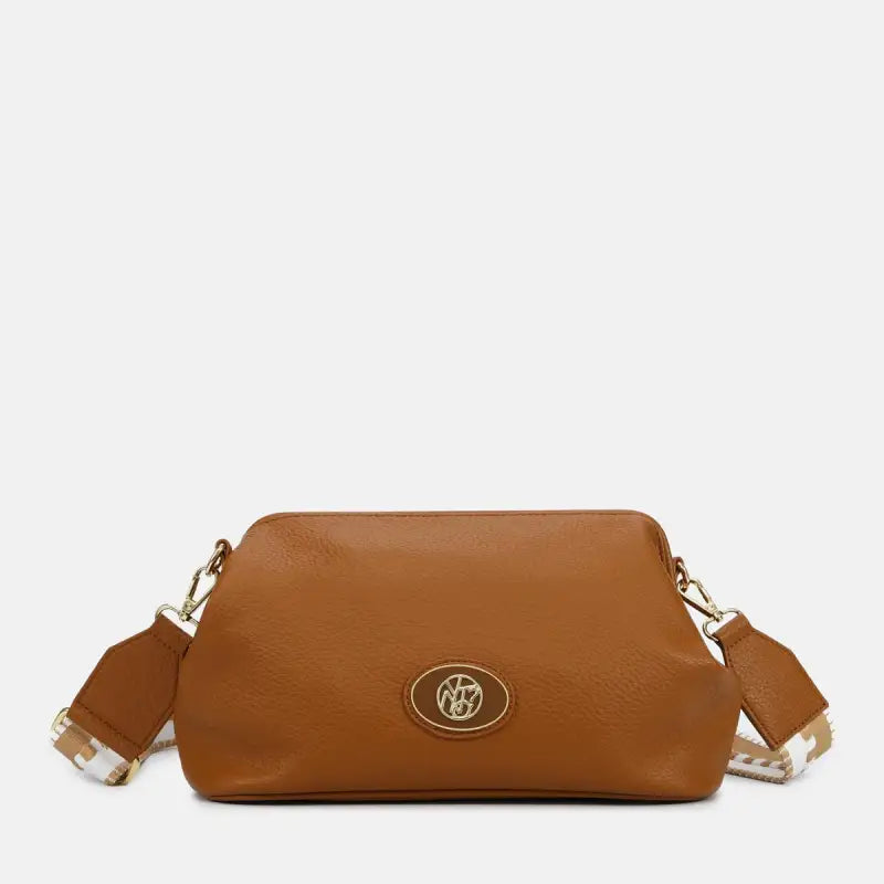 Borsa clutch Ynot? Cuoio Taglia Unica
