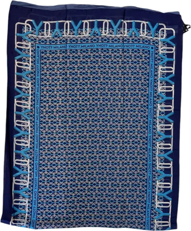 Foulard Rayon Ynot? Blu Taglia Unica