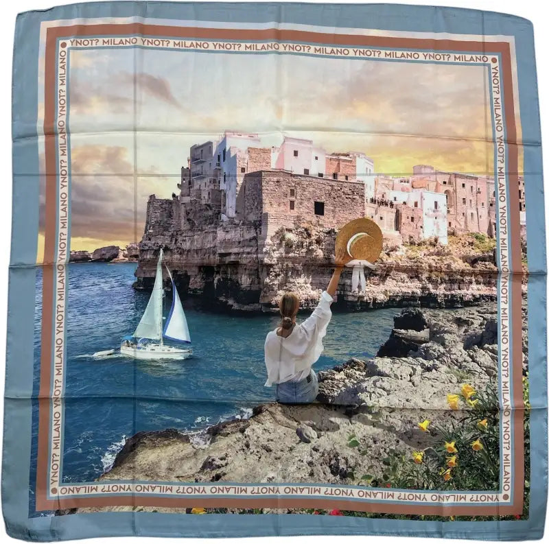 Foulard Rayon Ynot? Polignano Coast Taglia Unica