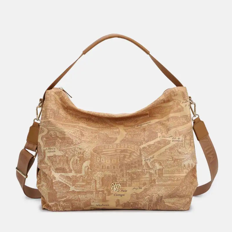 Hobo bag Ynot? Marrone Taglia Unica