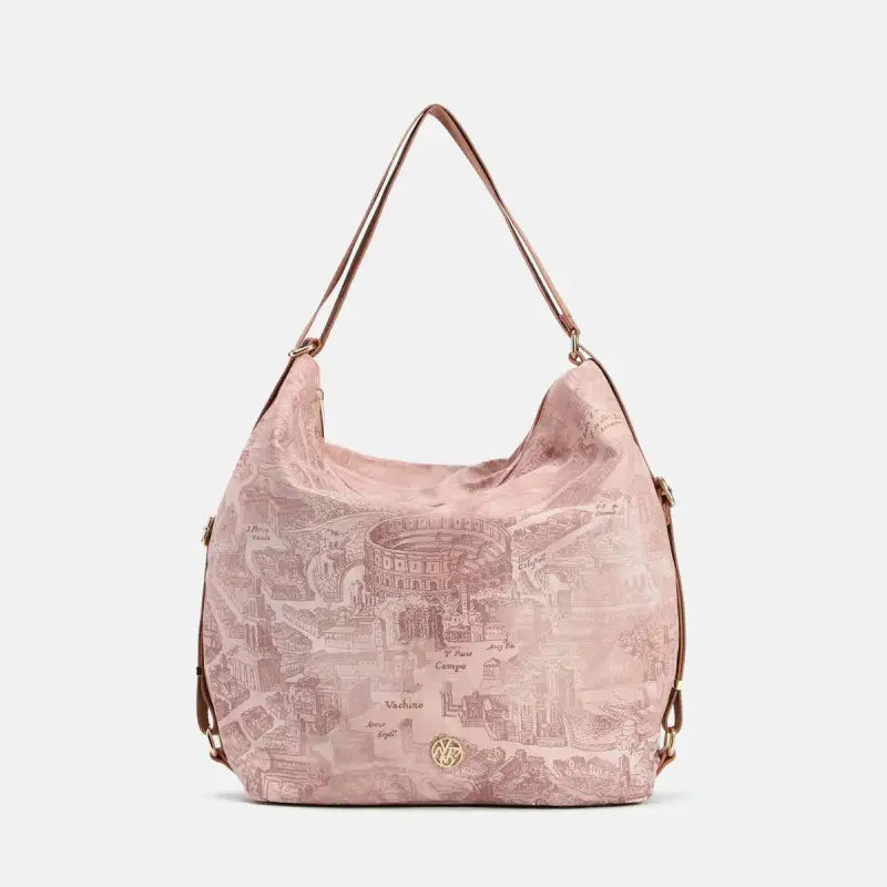 Hobo bag Ynot? Rosa Taglia Unica