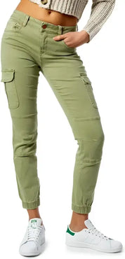 Only Pantaloni Donna green