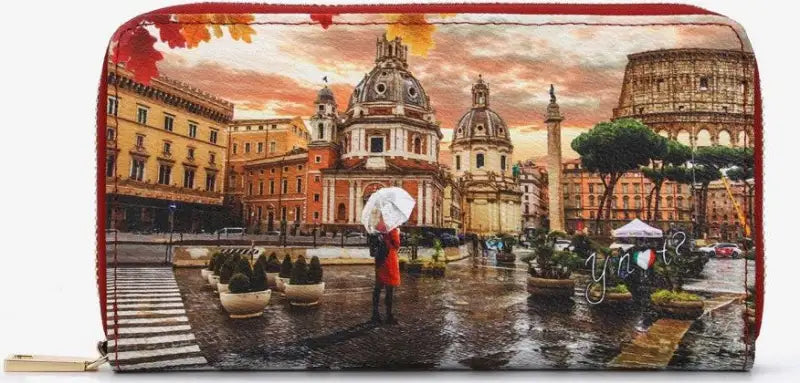 Portafoglio Donna Ynot? yes361f5 Rome Raining Taglia Unica