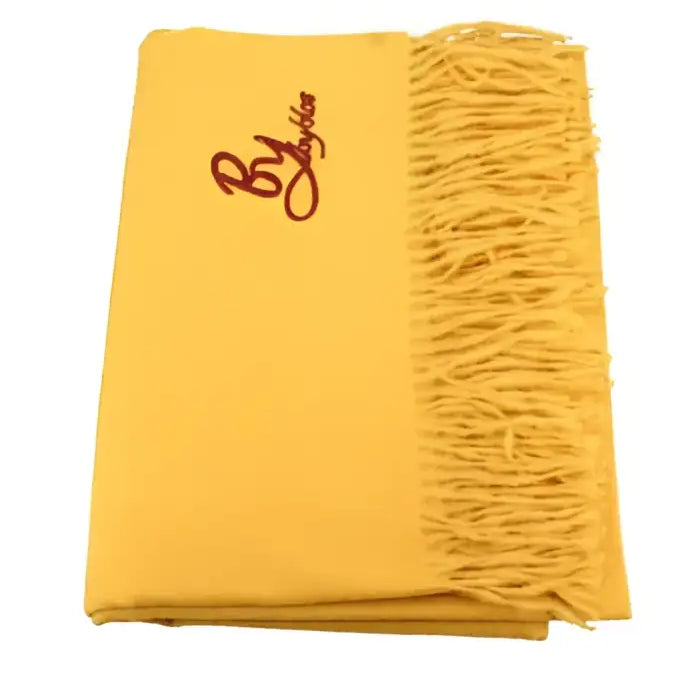 Sciarpa Giallo Taglia Unica