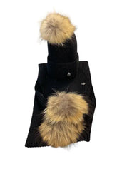 Sciarpa Mixed Cashmire Nero Taglia Unica