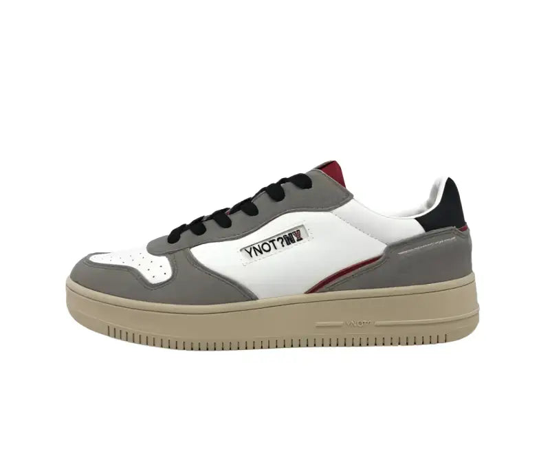 Sneakers Uomo Ynot? yni3720-0201 Calzature - WHITE/Black/Red / 42 - sneaker basse