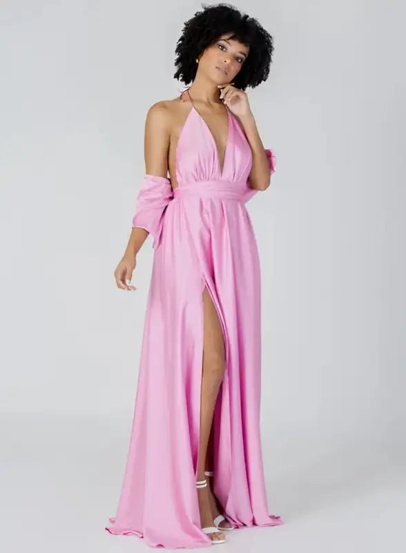 Sol Wears Women Sciarpa Donna pink