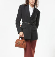 0000000158 BORSA A MANO V73 Cuoio 0000000158