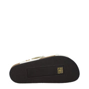 Beige Leather Slippers