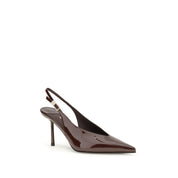 Brown Calf Leather Bos Taurus High Heel Pumps