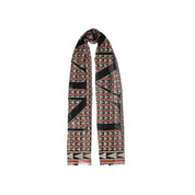 Black Wool Foulard
