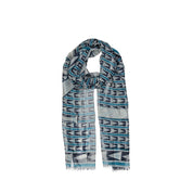 Blue Wool Foulard