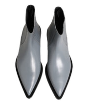 Light Gray Chelsea Short Ankle Boots Shoes