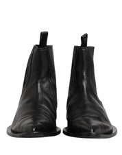 Black Chelsea Men Short Ankle Boots Shoes