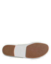 White DG Cutout Slides Slippers Flats Shoes