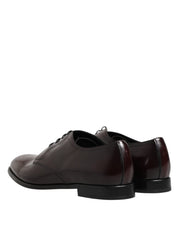 Black Lace Up Leather Dress Derby Men Shoes