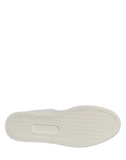 White Leather Sacred Heart Patch Sneakers Shoes