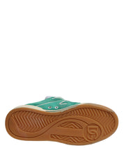 Green Suede New Roma Low Top Sneakers Shoes