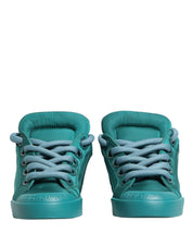 Teal Portofino Men Low Top Sneakers Shoes