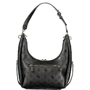 Black Polyurethane Women's Handbag