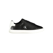 Black Polyurethane Women Sneaker