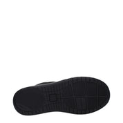 Black Fabric Low Top Sneakers