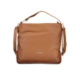 Brown Polyurethane Women's Bag