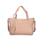 Pink Polyurethane Women's Bag