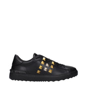 Black Leather Sneakers