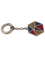 Blue Metal Keychain