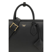 Black Calf Leather Bos Taurus Handbag