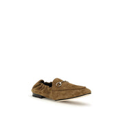 Gucci Brown Calf Leather Bos Taurus Slip-On Loafers