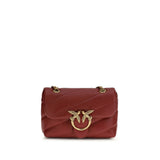 Bordeaux Calf Leather Bos Taurus Shoulder Bag