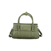 Green Polyurethane Women's Bag