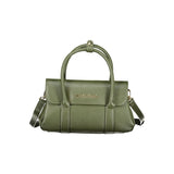 Green Polyurethane Women's Bag
