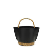 Black Calf Leather Bos Taurus Shoulder Bag