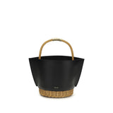 Black Calf Leather Bos Taurus Shoulder Bag