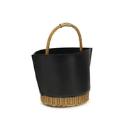Black Calf Leather Bos Taurus Shoulder Bag