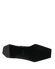 Black Leather Zip Closure Ankle Boots Shoes