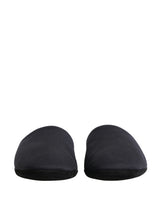 Dark Navy Wool Cotton Red Chevron Slippers Shoes