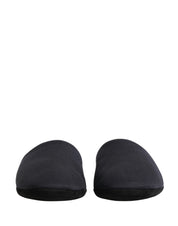 Dolce & Gabbana Dark Navy Wool Cotton Red Chevron Slippers Shoes Dolce & Gabbana