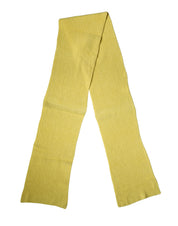 Yellow Cotton Knitted Neck Foulard 270cm x 31cm  Men Scarf