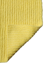 Yellow Cotton Knitted Neck Foulard 270cm x 31cm  Men Scarf
