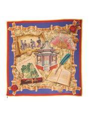 Multicolor Italy China Shawl Wrap 140cm x 130cm  Scarf