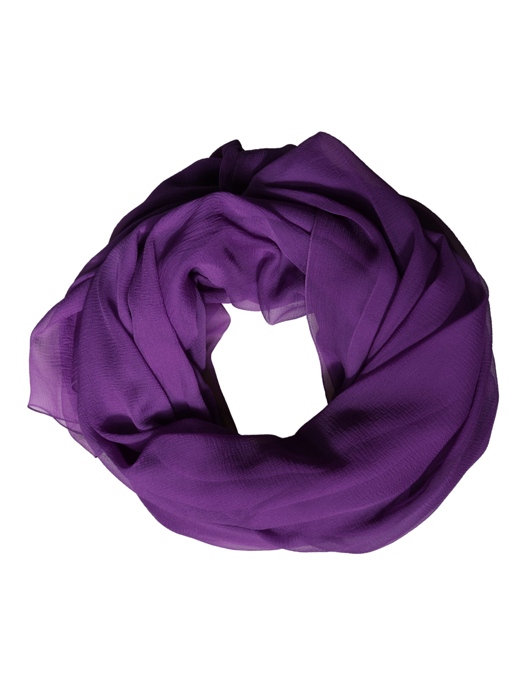 Dolce & Gabbana Purple Silk Neck Wrap Shawl Stole 200cm x 134cm Scarf Dolce & Gabbana