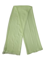 Light Green Silk Neck Wrap Stole 200cm x 134cm Scarf