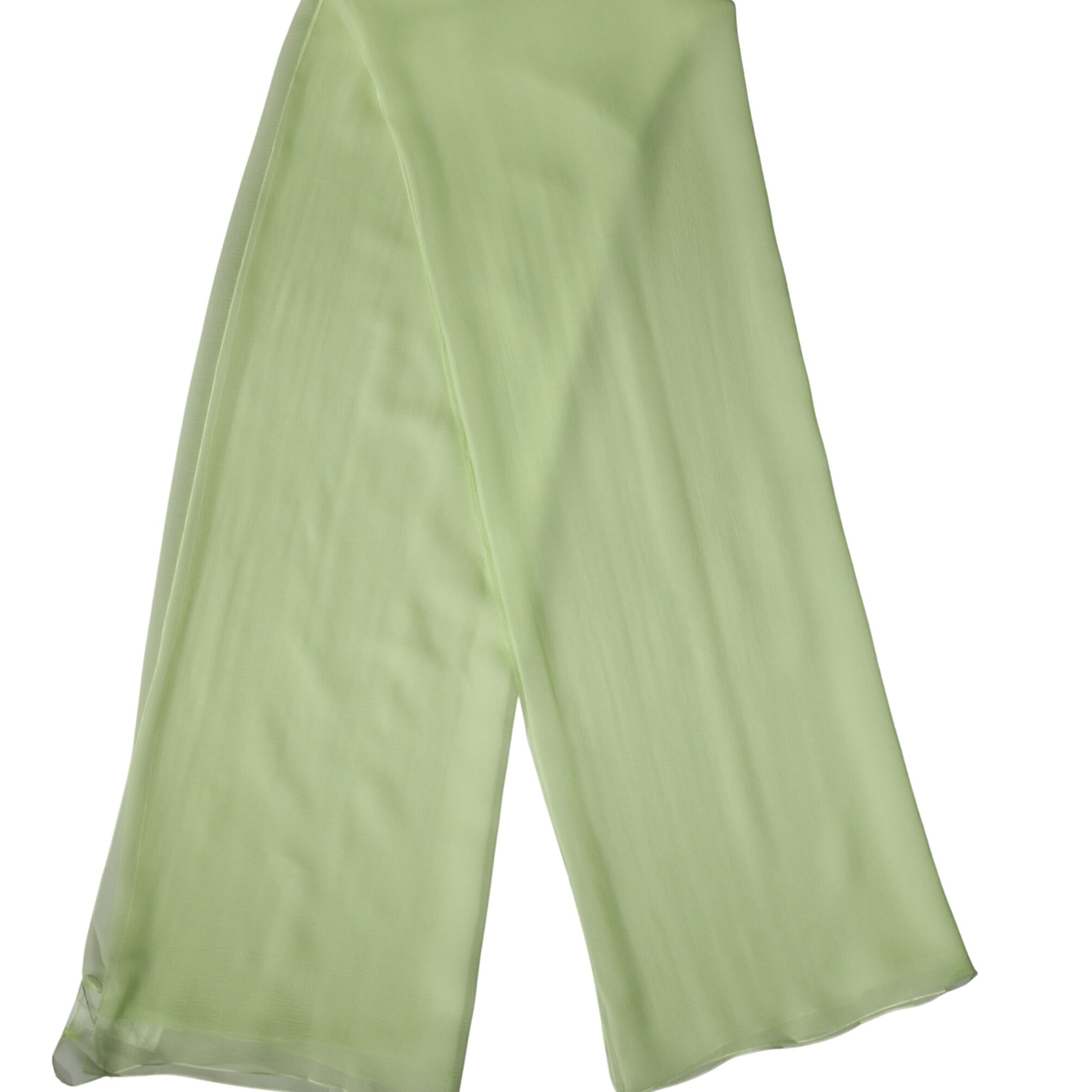 Dolce & Gabbana Light Green Silk Neck Wrap Stole 200cm x 134cm Scarf Dolce & Gabbana