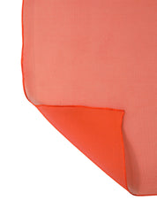 Bright Red Silk Wrap Shawl Foulard 132cm x 98cm Scarf
