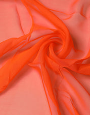 Bright Red Silk Wrap Shawl Foulard 132cm x 98cm Scarf