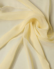 Dolce & Gabbana Light Yellow Silk Wrap Shawl Foulard 100cm x 99cm  Scarf